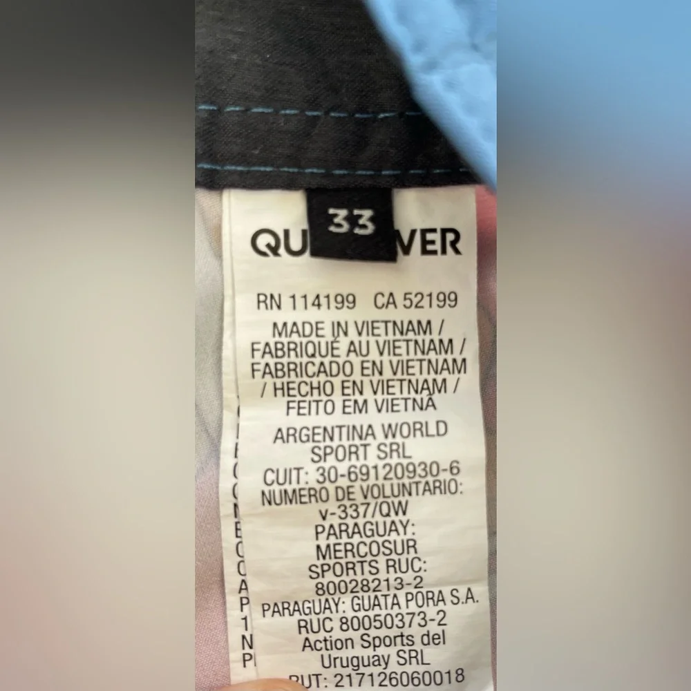 Quicksilver swim trunks